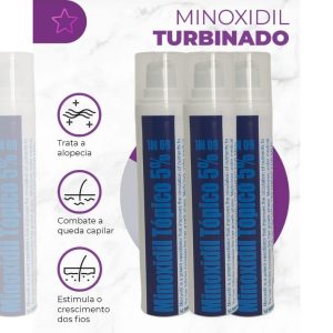 MINOXIDIL TOPICO 5%-p/queda de cabelo
